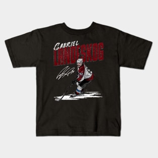 gabriel landeskog chisel Kids T-Shirt